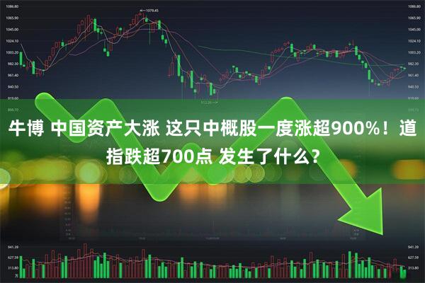 牛博 中国资产大涨 这只中概股一度涨超900%！道指跌超700点 发生了什么？