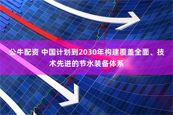 公牛配资 中国计划到2030年构建覆盖全面、技术先进的节水装备体系
